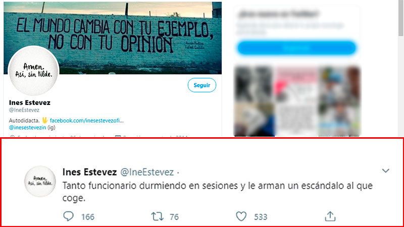 El tuit de Estévez 