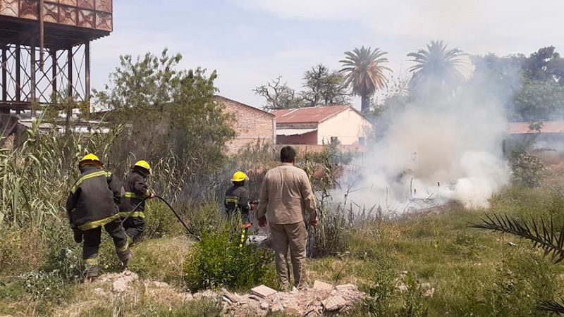 Quema de basura casi provoca el incendio de una vivienda - Diario Panorama
