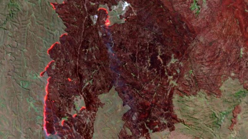 Una de las tantas imágenes suministradas por las agencias espaciales.  