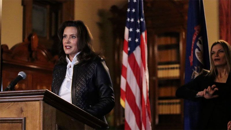 El objetivo: la gobernadora de Michigan 