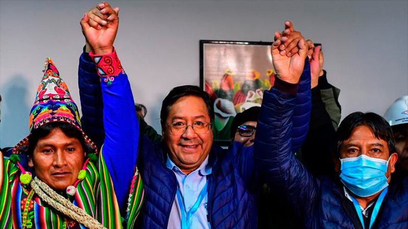Luis Arce venció en las elecciones presidenciales de Bolivia 
