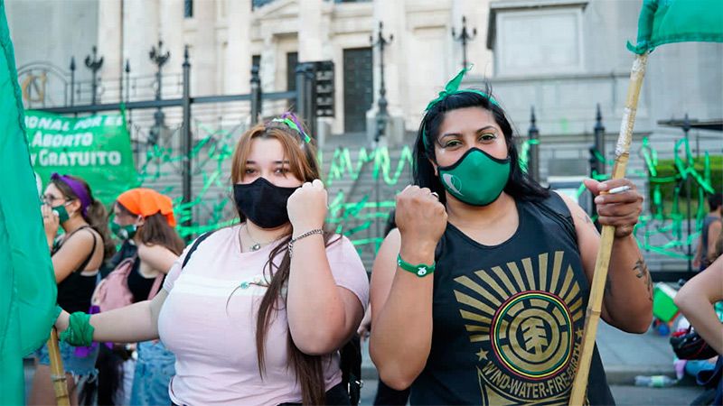 marcha pañuelo verde aborto 