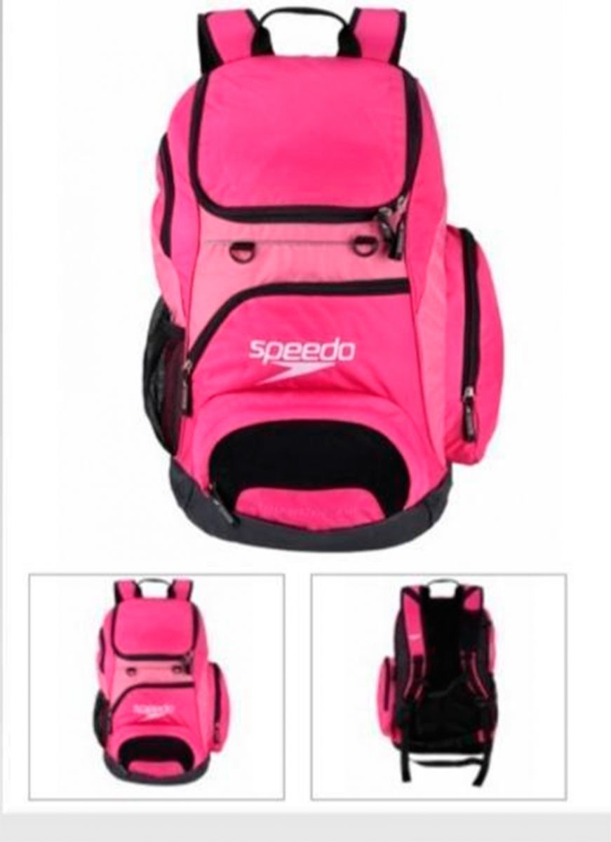 El modelo de mochila que le robaron a la nadadora.  