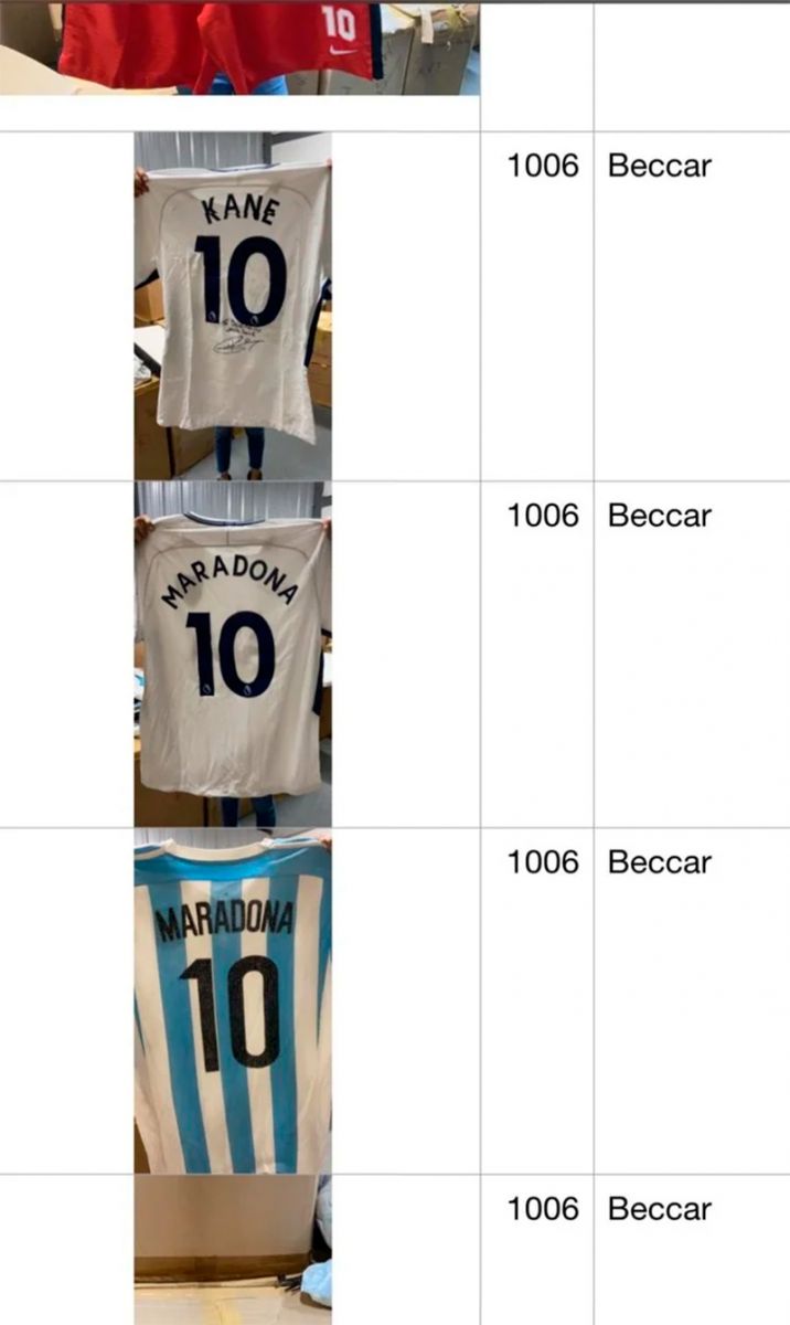 Las 10. Una se la regaló Harry Kane. Las otras las usó en Napoli y en la Selección Argentina. 