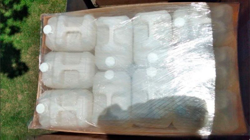 Bidones secuestrados 