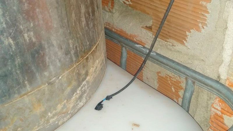 El cable que produjo la descarga fatal 