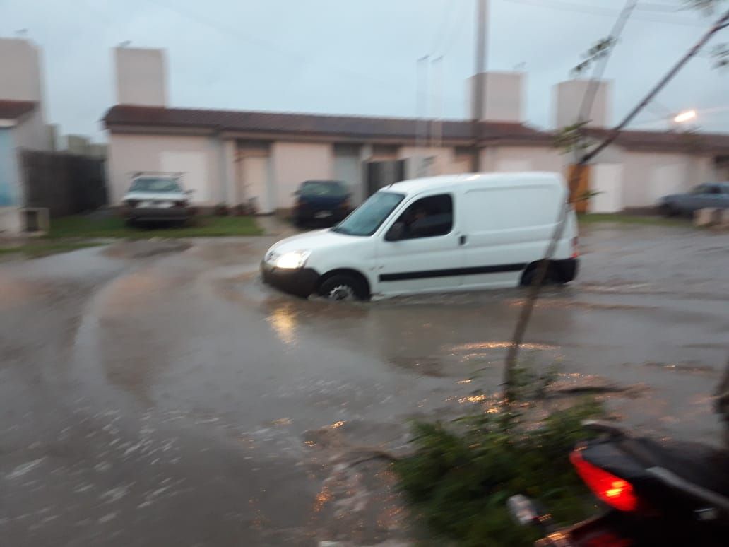 Calles anegadas. 