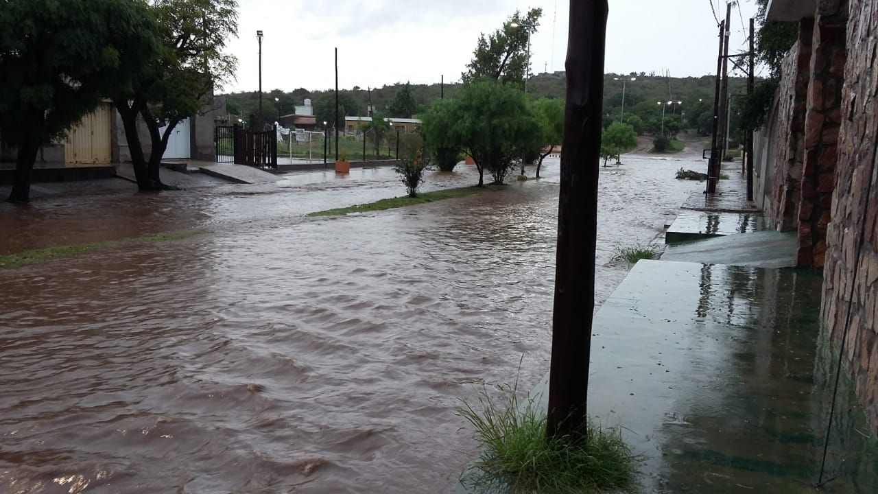 Tormenta en Villa Ojo de Agua. 