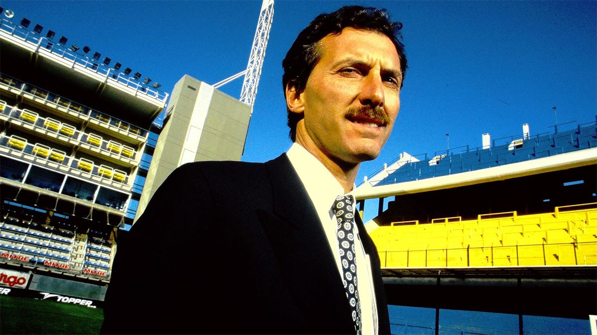 Mauricio Macri, en sus inicios como presidente de Boca. 