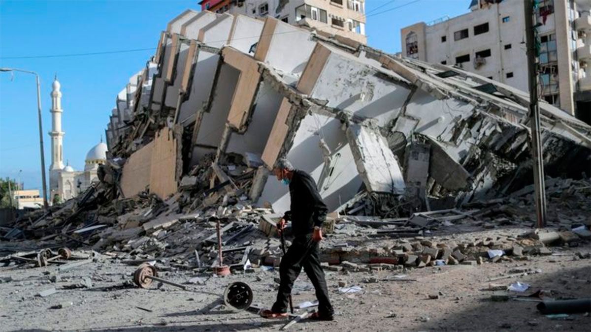 Destrucción en Gaza 