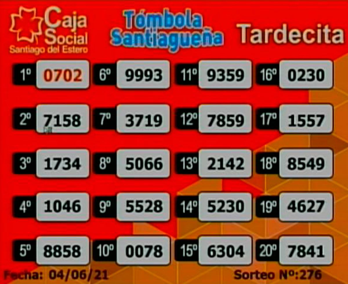 Tardecita del 4 de junio 