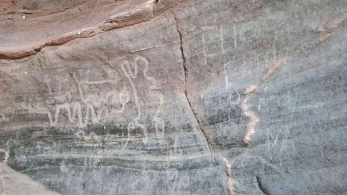 Comunidad indígena denunció que dañaron petroglifos y pictogramas en un sitio arqueológico - Vimarsana News