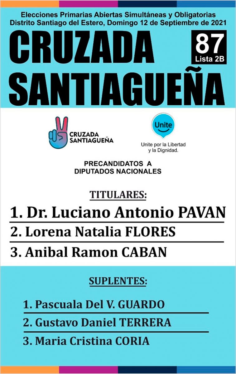 boleta cruzada santiagueña 