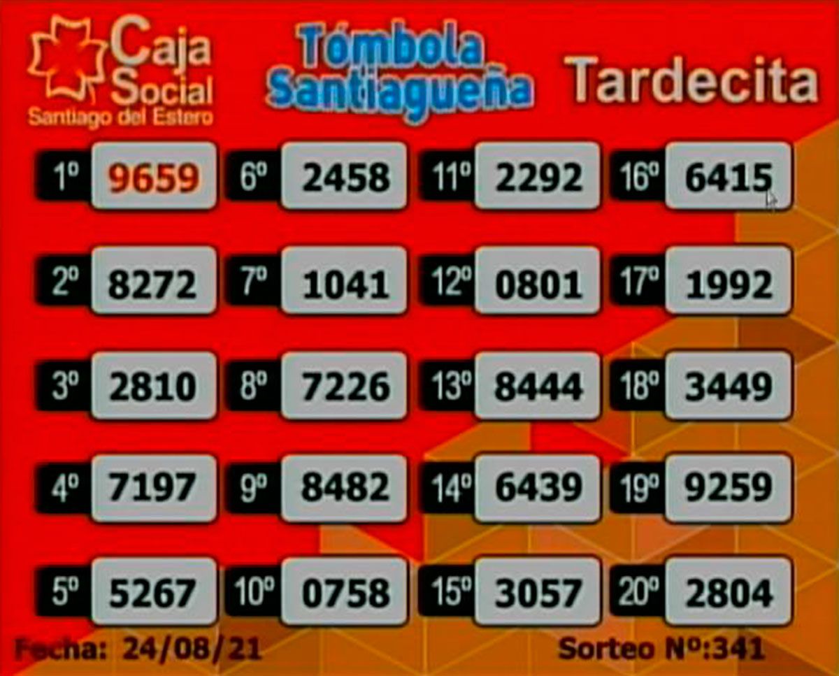 Tardecita del 24 de agosto 