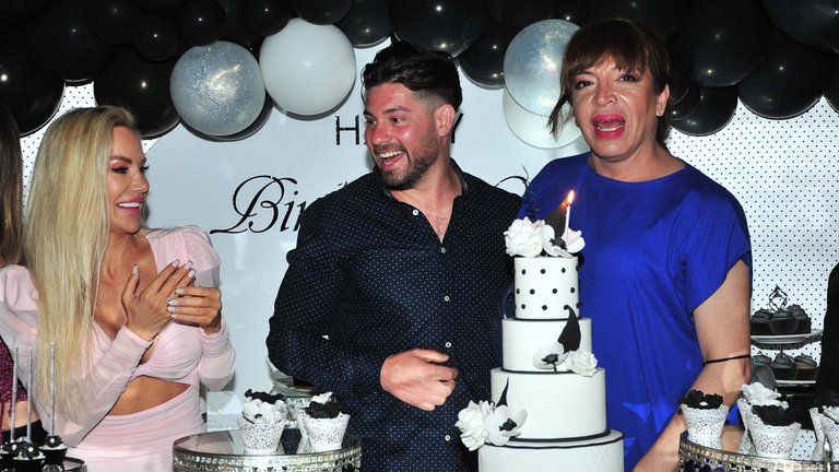 Lizy y su novio Leo. 