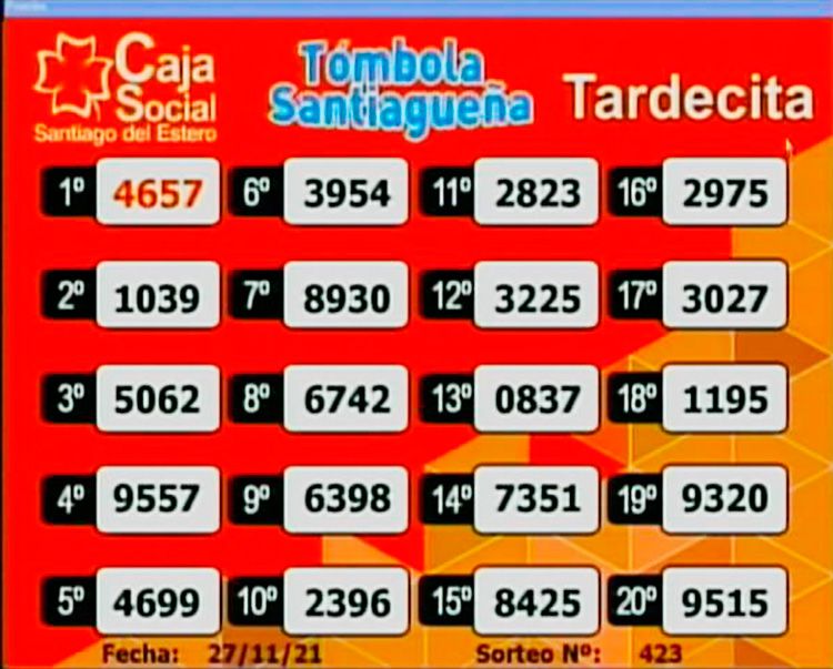 Tardecita. 