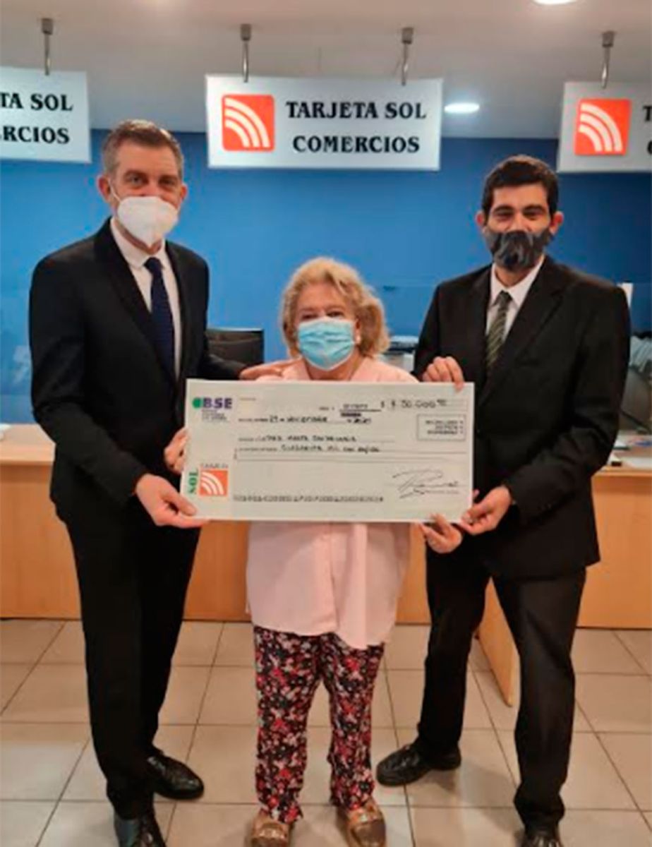 Entrega premio Tarjeta Sol 