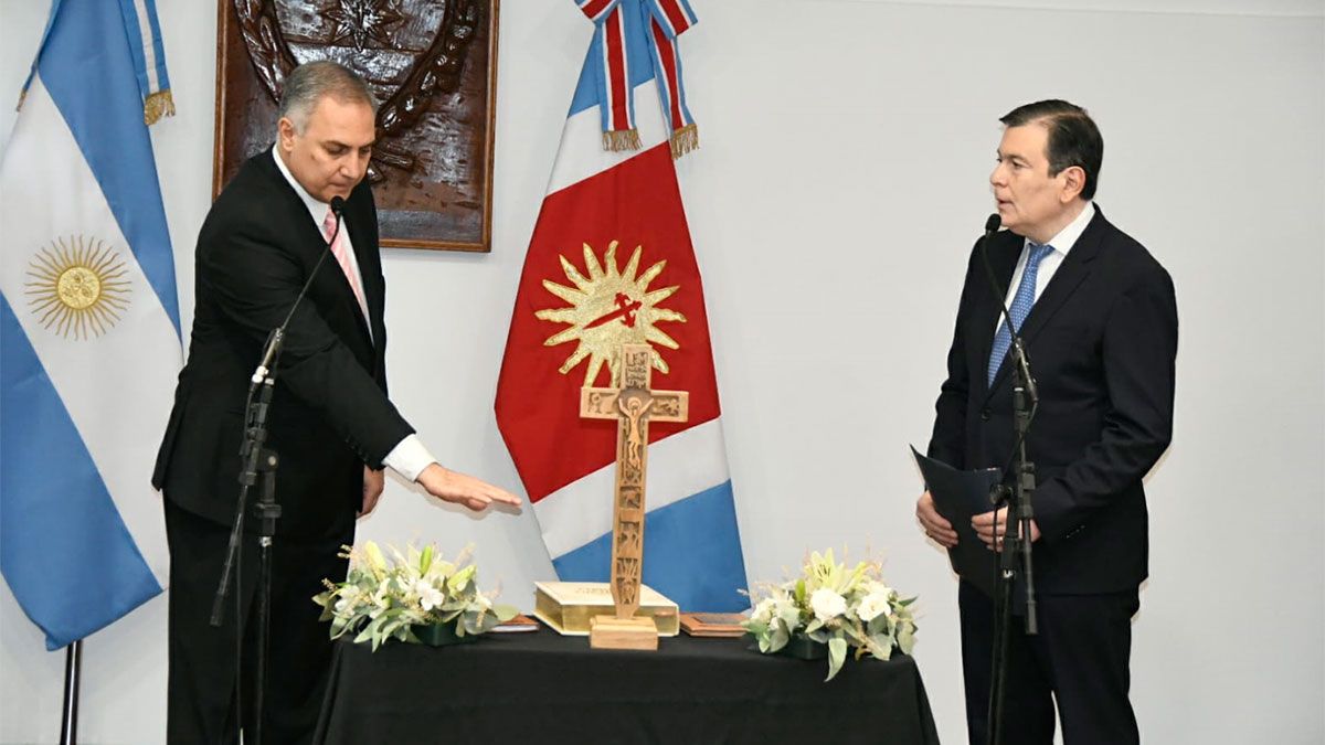 Marcelo Barbur, ministro de Gobierno. 