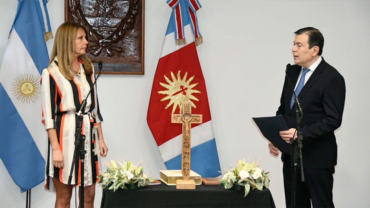 Matilde O`Mill, ministra de Justicia. 