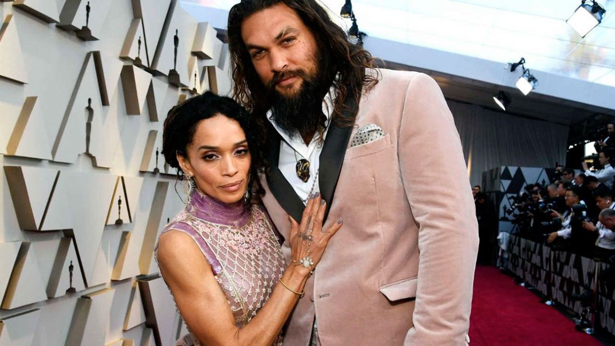 Jason Momoa y Lisa Bonet 