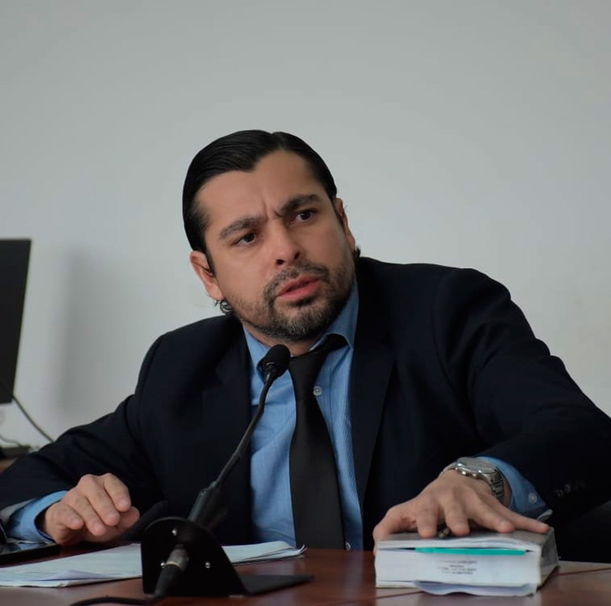 Javier Leiva, abogado querellante 