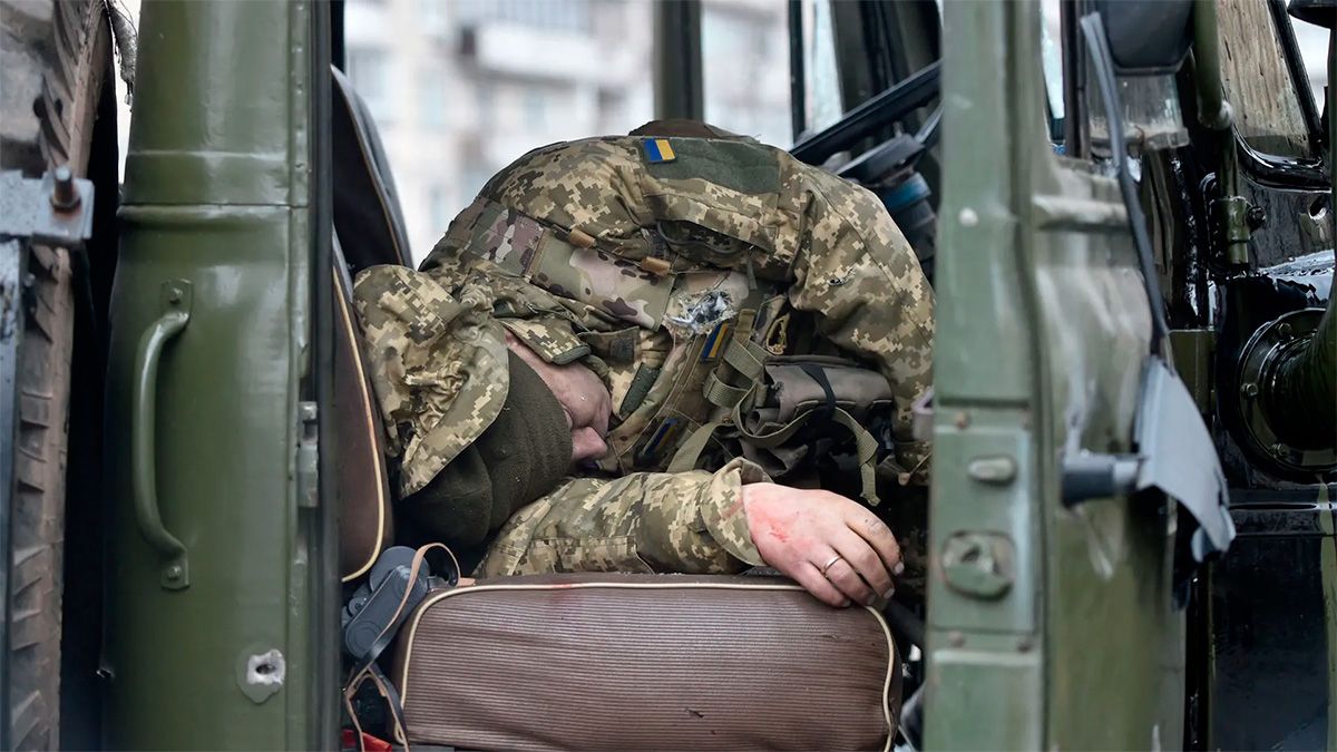 Soldado en Ucrania. 