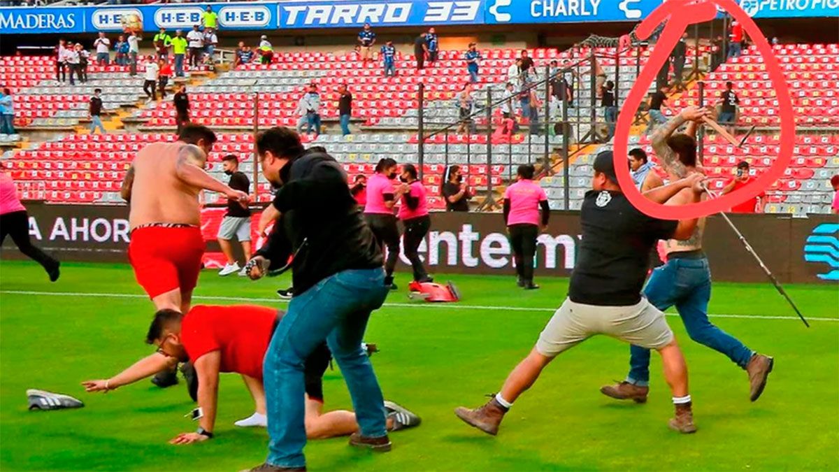 Violenta jornada en el fútbol mexicano 
