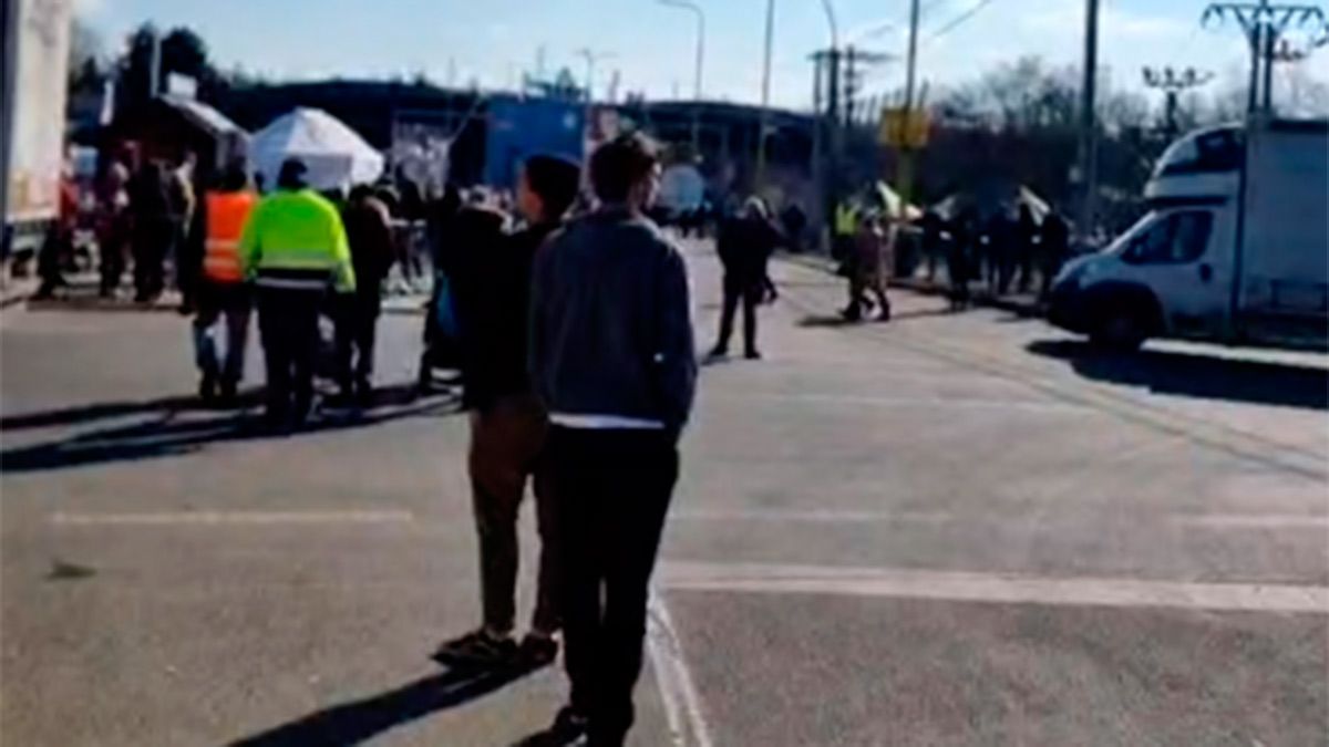 Llegando a la frontera Eslovaquia - captura de video 