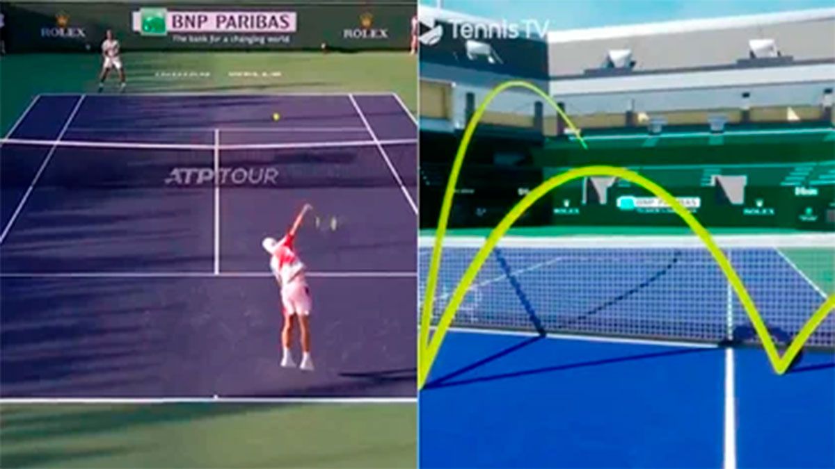 El extraño efecto en el ace de Maxime Cressy que sorprendió al mundo