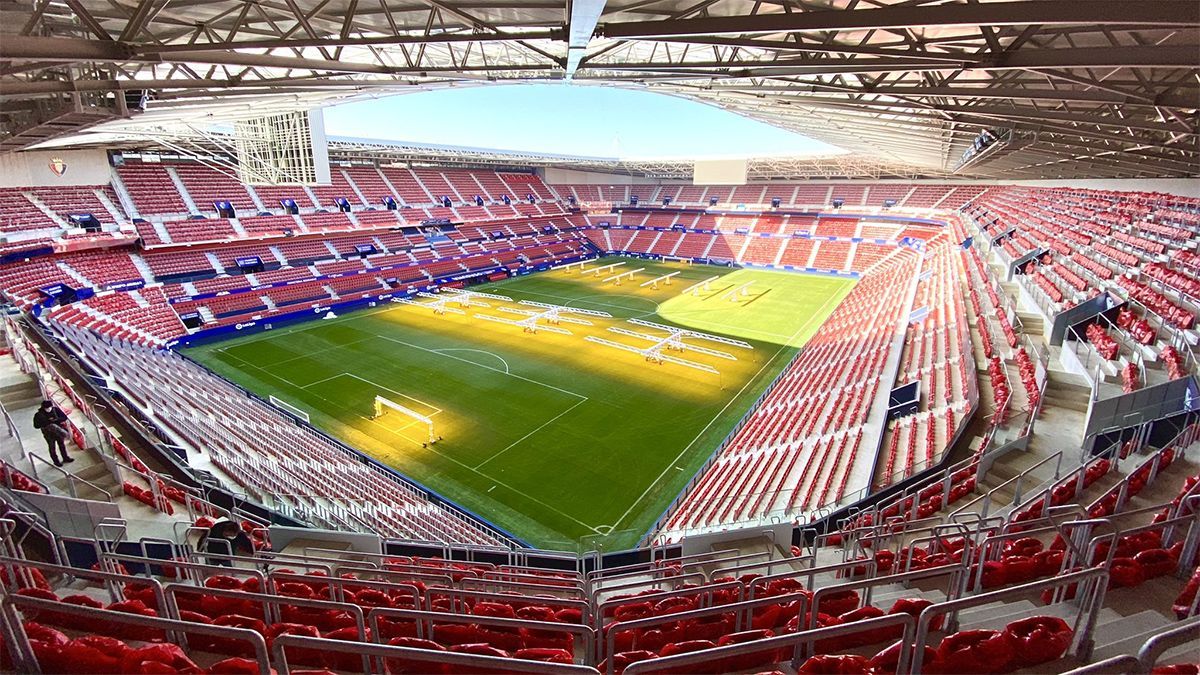 Estadio El Sadar, del Osasuna. 