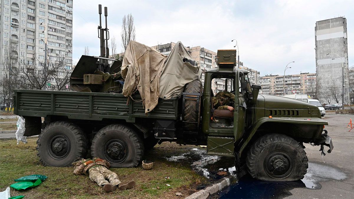 Soldados rusos muertos 