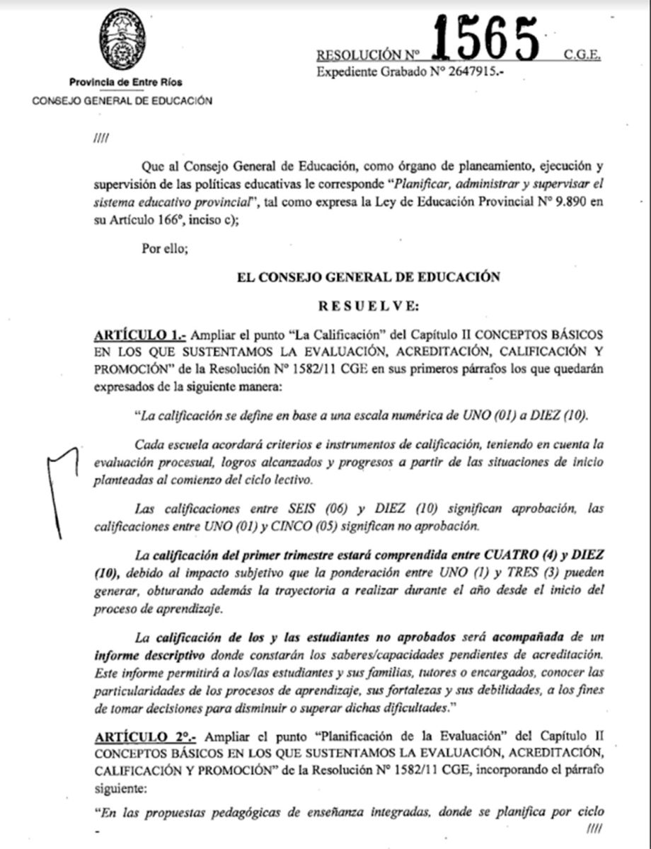 El decreto