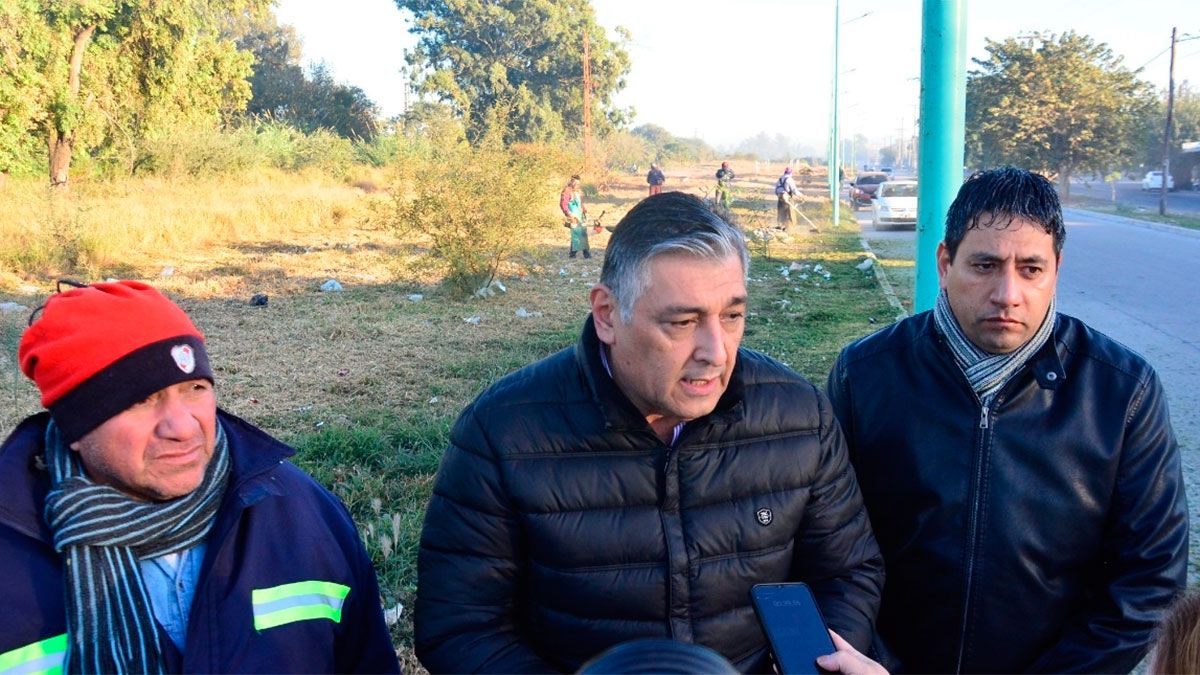 El intendente Nediani acompañó los operativos de limpieza integral ...
