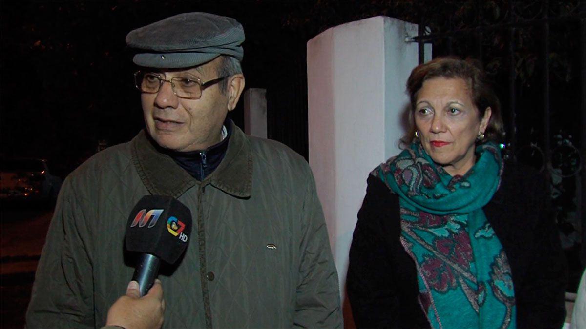 Orlando Espeche y Marisa Pérez Nazar, vecinos del barrio Jorge Newbery. 