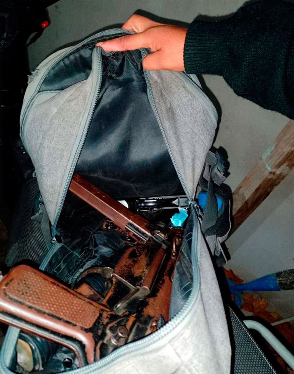 Armamento secuestrado 