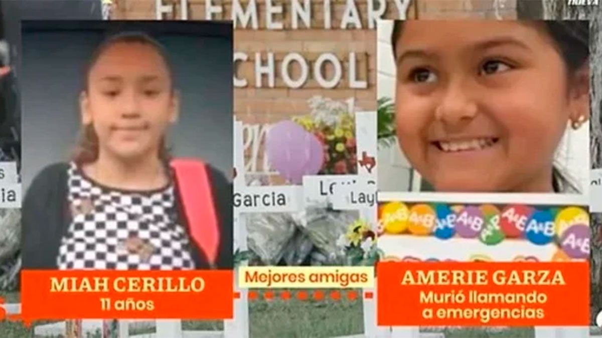 Miah y Amerie, amigas del colegio. Una sobrevivió, la otra murió intentando salvar a sus compañeras. 