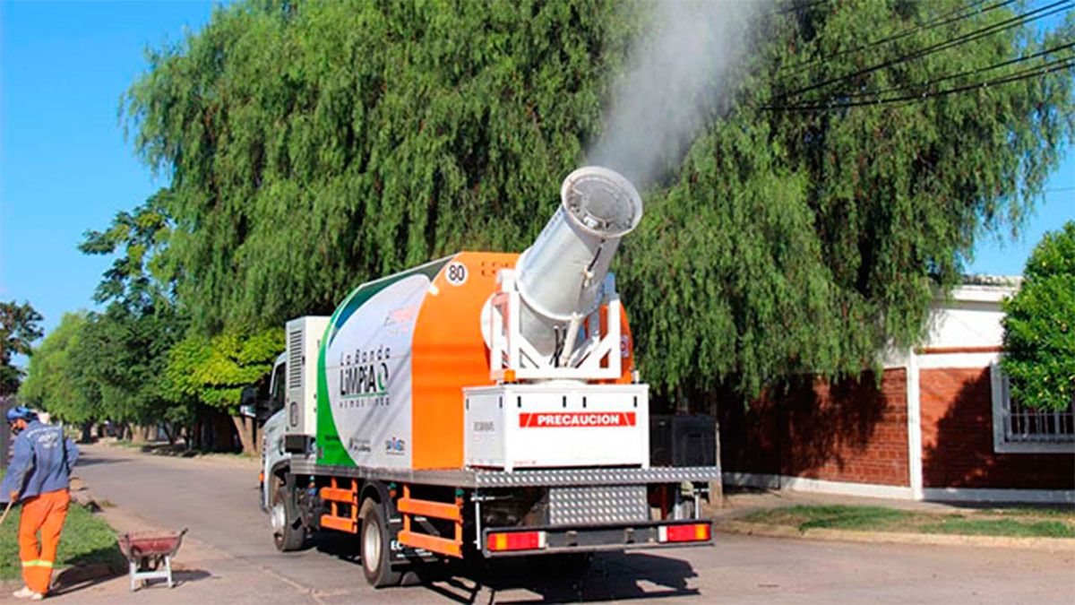 El municipio continúa con la fumigación semanal en los diferentes ...