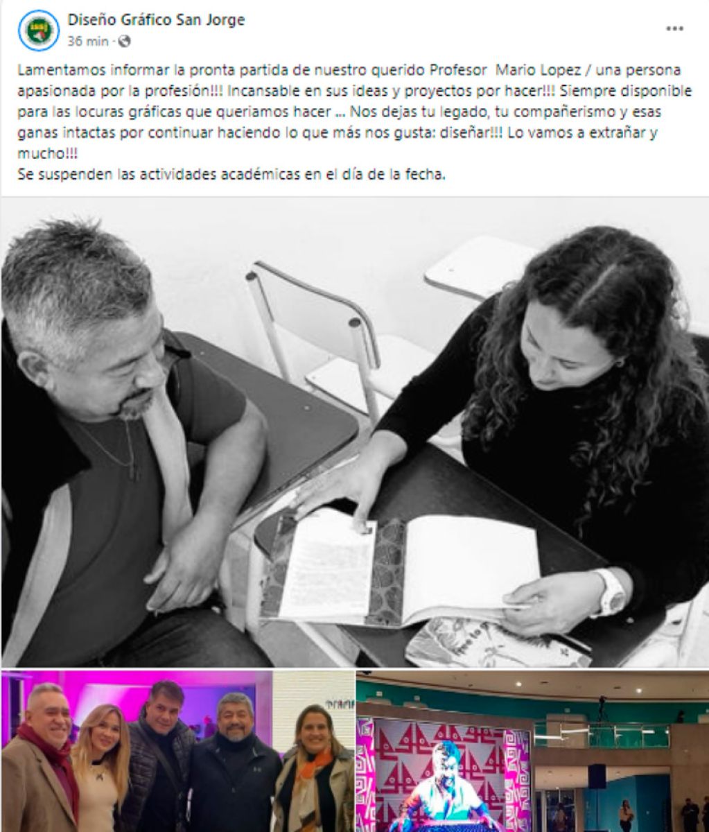 profesor Mario López  