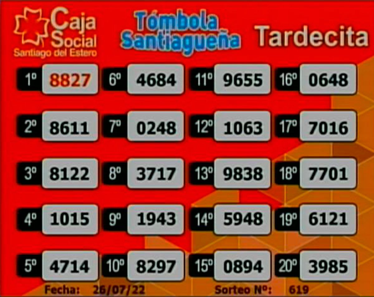 Tardecita 26 de julio 