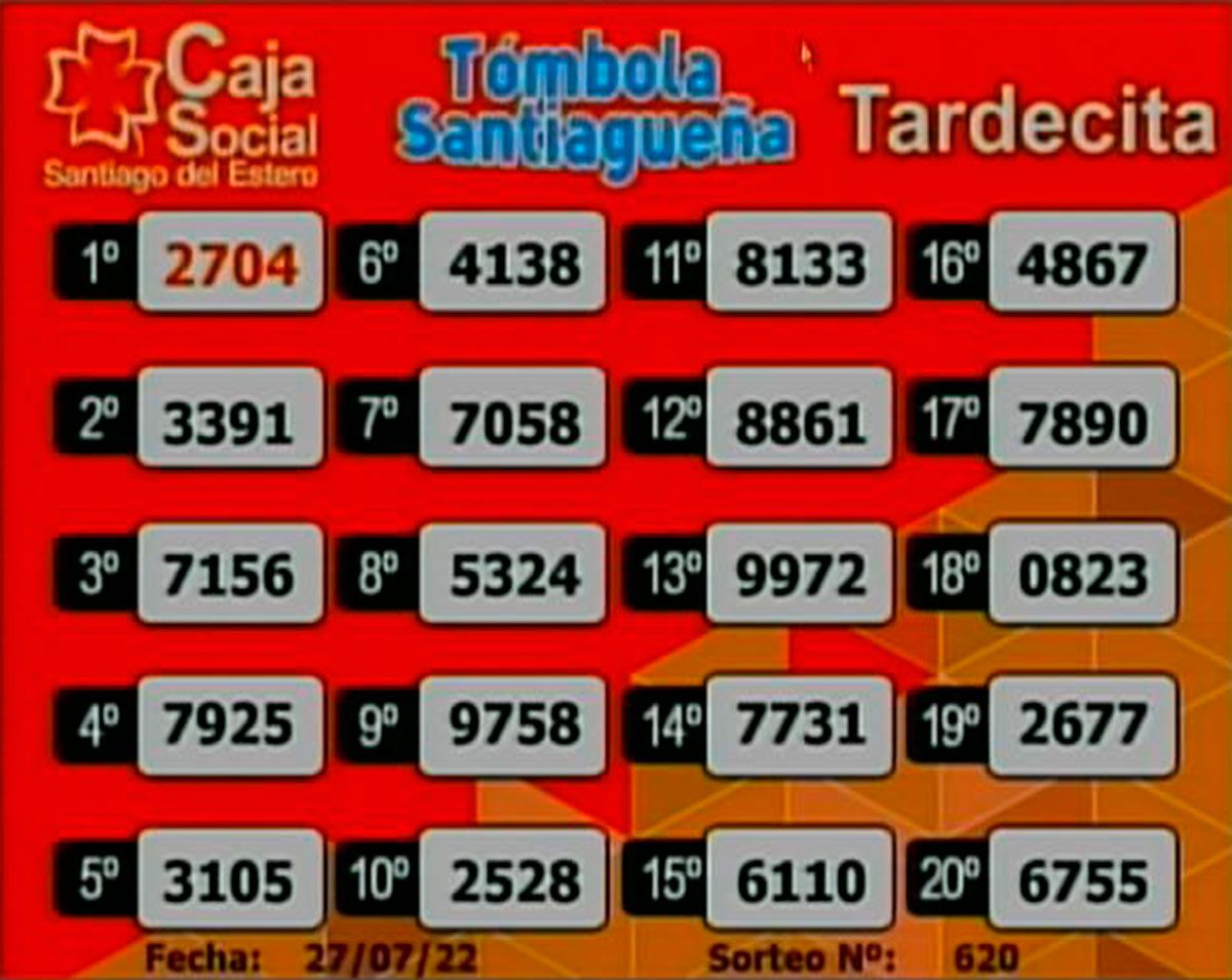 Tardecita 27 de julio 