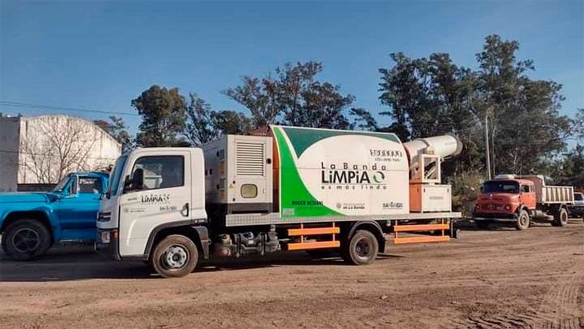 La comuna bandeña continua con los trabajos de fumigación en La Banda ...
