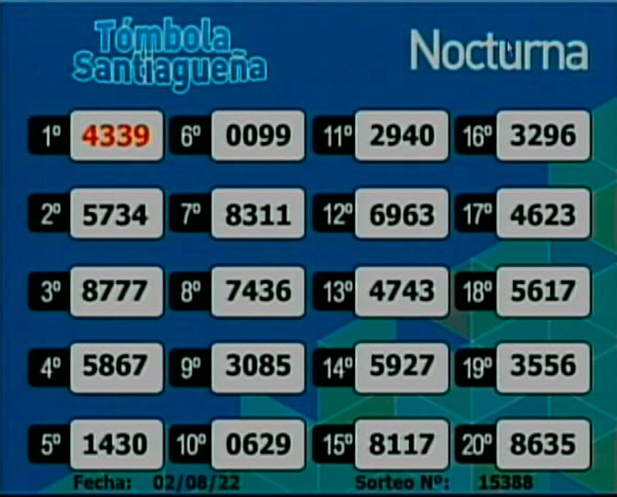 Nocturna 2 de agosto 