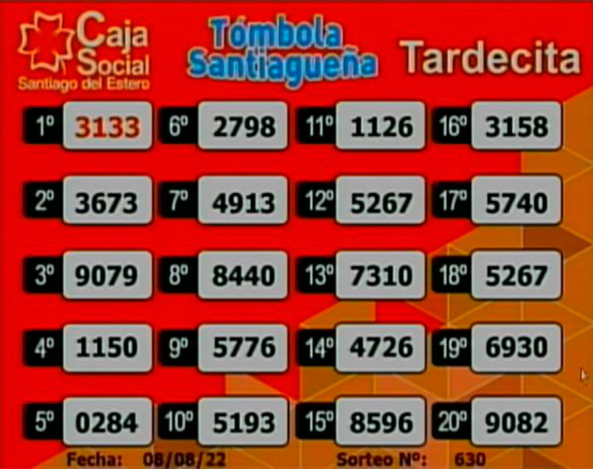 Tardecita 8 de agosto 