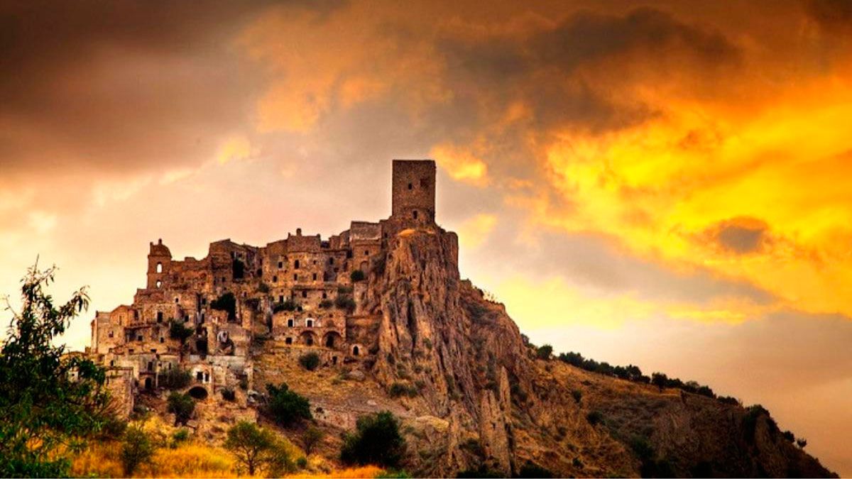 Craco, Italia. 