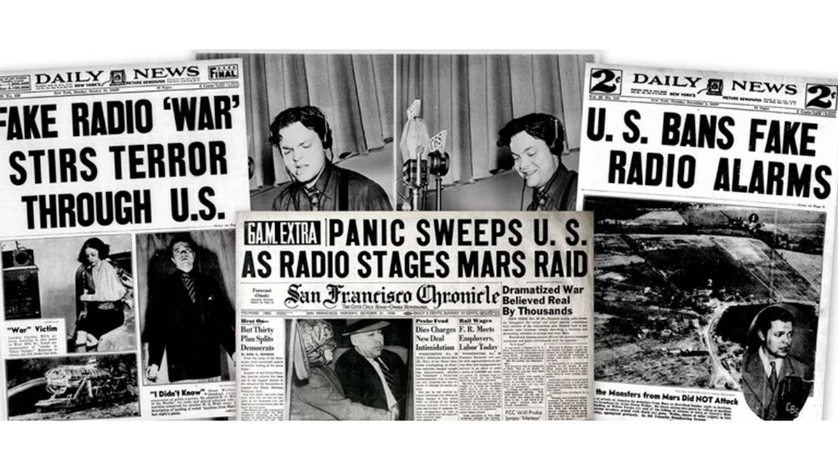 Diarios sobre el pánico que causó el programa 