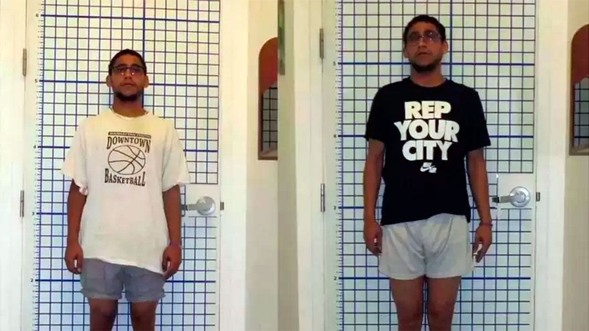 Sam antes y después 