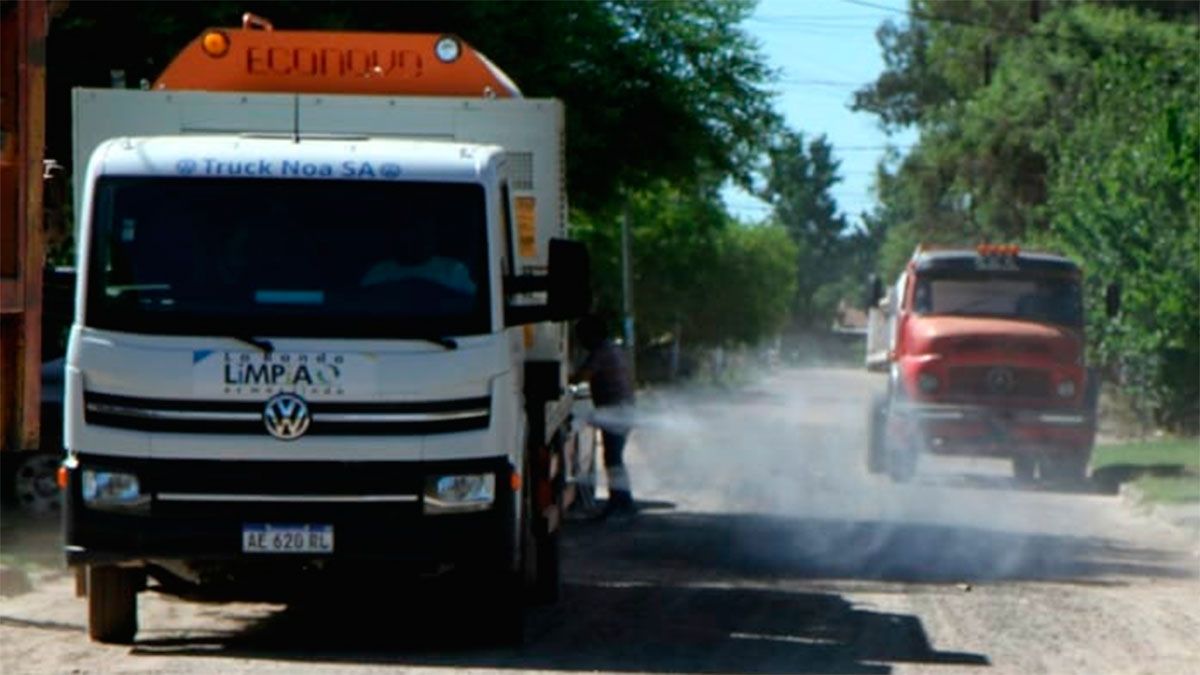 El municipio bandeño continúa con las tareas de fumigación en los ...