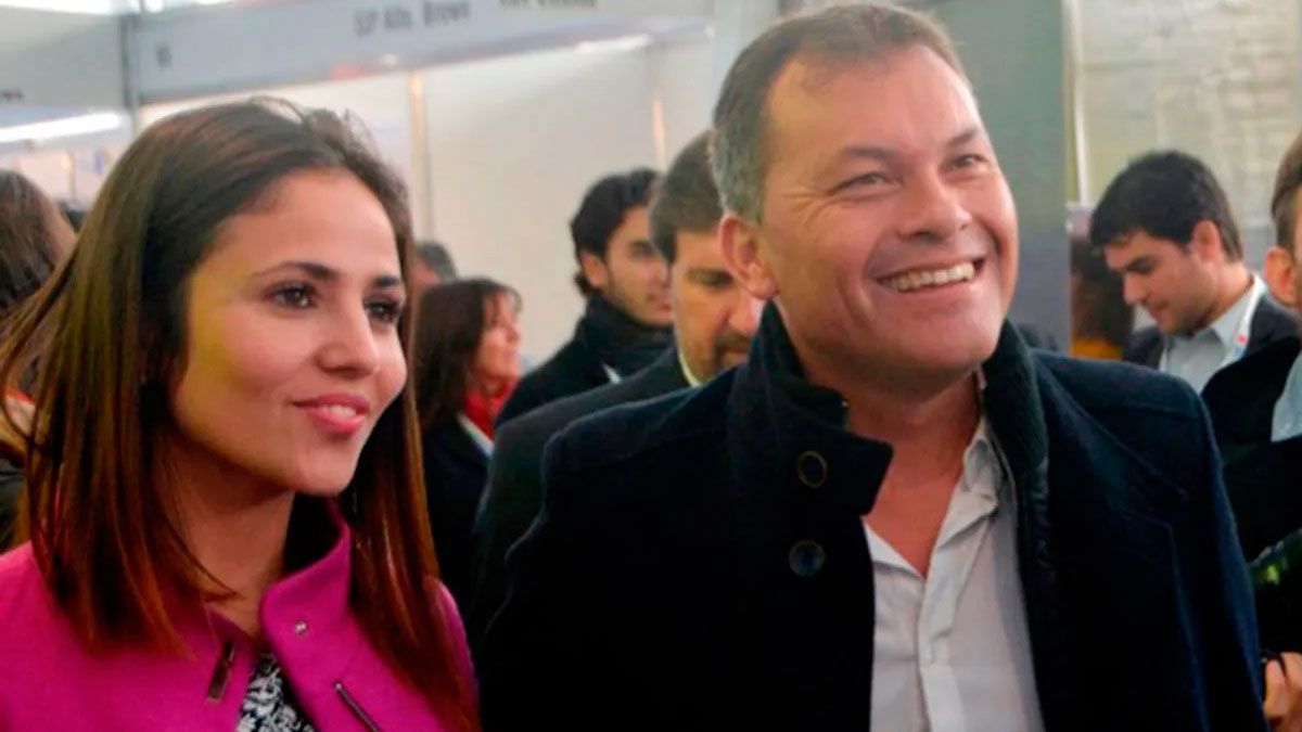 Romina Uhrig y Walter Festa 