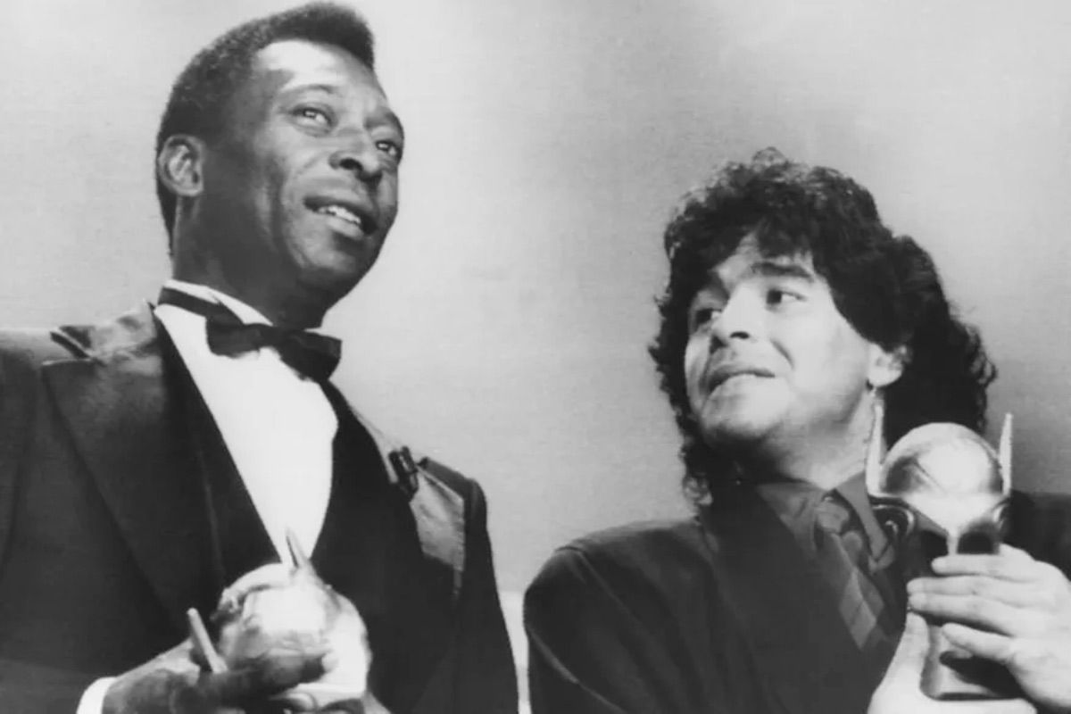 Pelé y Maradona 