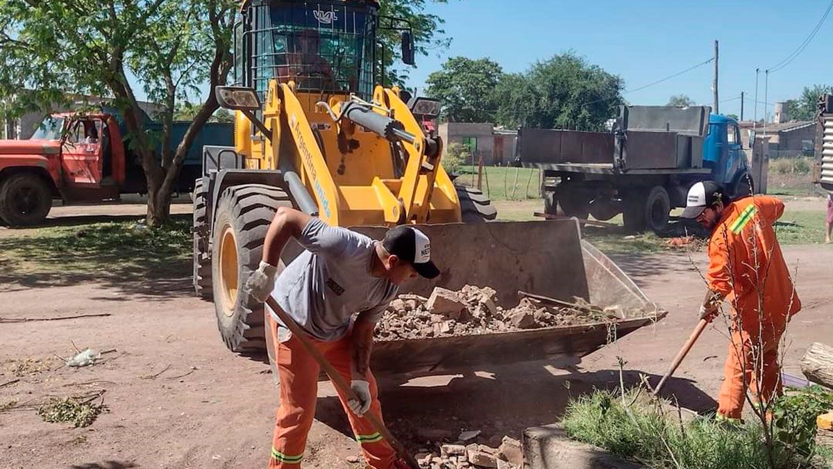 El municipio bandeño realizó un operativo de limpieza en el B ...